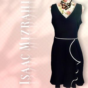 Isaac Mizrahi Ruffled Hem Sleeveless Dress Sz 8